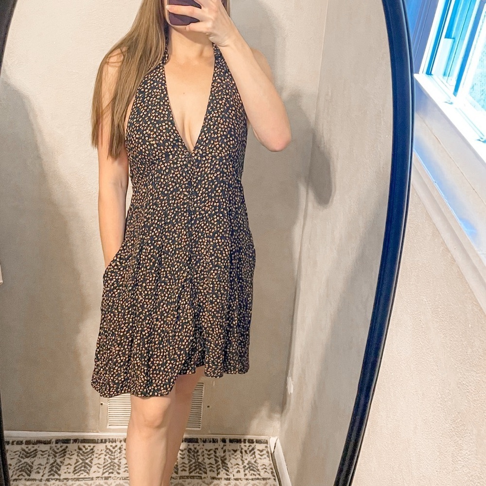 Free People Cest La Vie Mini Dress Ditsy Floral